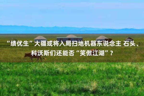 “绩优生”大疆或将入局扫地机器东说念主 石头、科沃斯们还能否“笑傲江湖”？